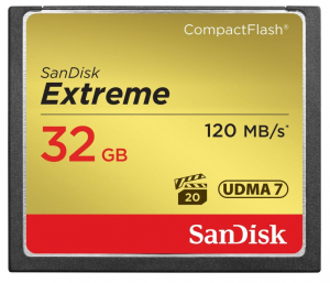 32GB Compact Flash Sandisk Extreme (SDCFXS-032G-X46 / 123851 /124093 )